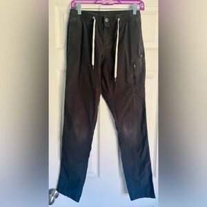 Vuori Ripstop Traveler Dark Grey Black Jogger Pants Size S
